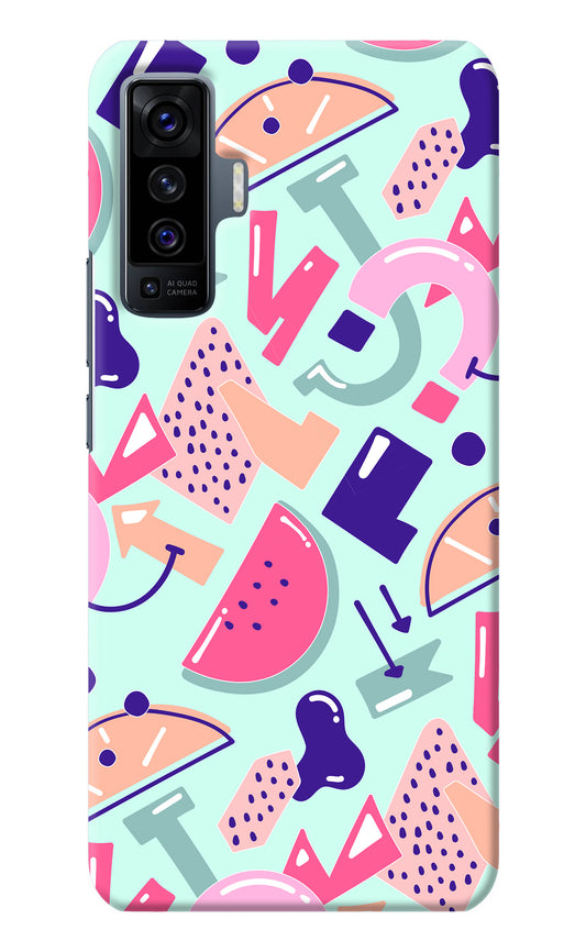 Doodle Pattern Vivo X50 Back Cover