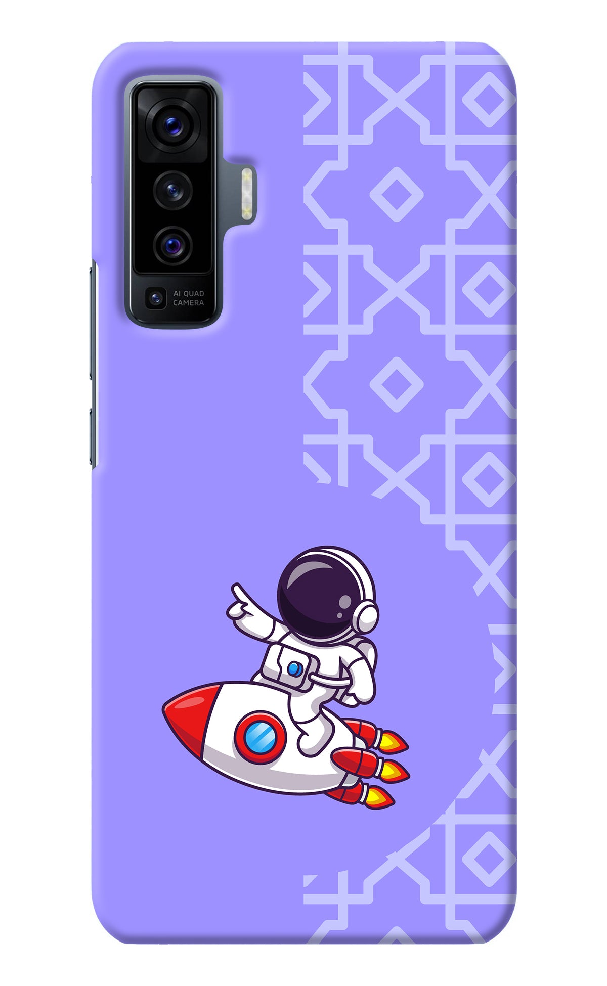 Cute Astronaut Vivo X50 Back Cover