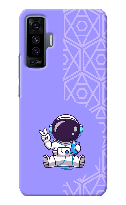 Cute Astronaut Chilling Vivo X50 Back Cover