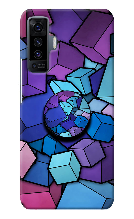 Cubic Abstract Vivo X50 Pop Case