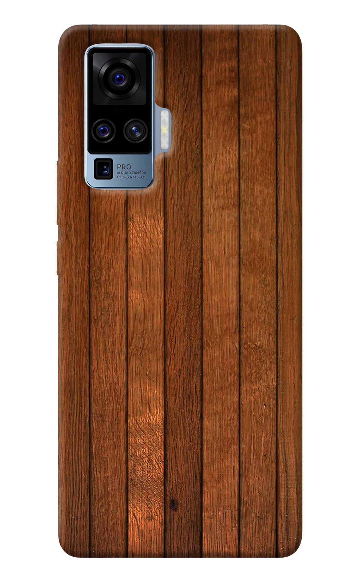 Wooden Artwork Bands Vivo X50 Pro Back Cover