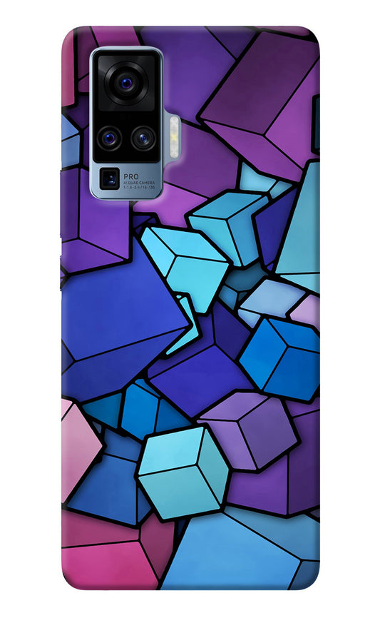 Cubic Abstract Vivo X50 Pro Back Cover