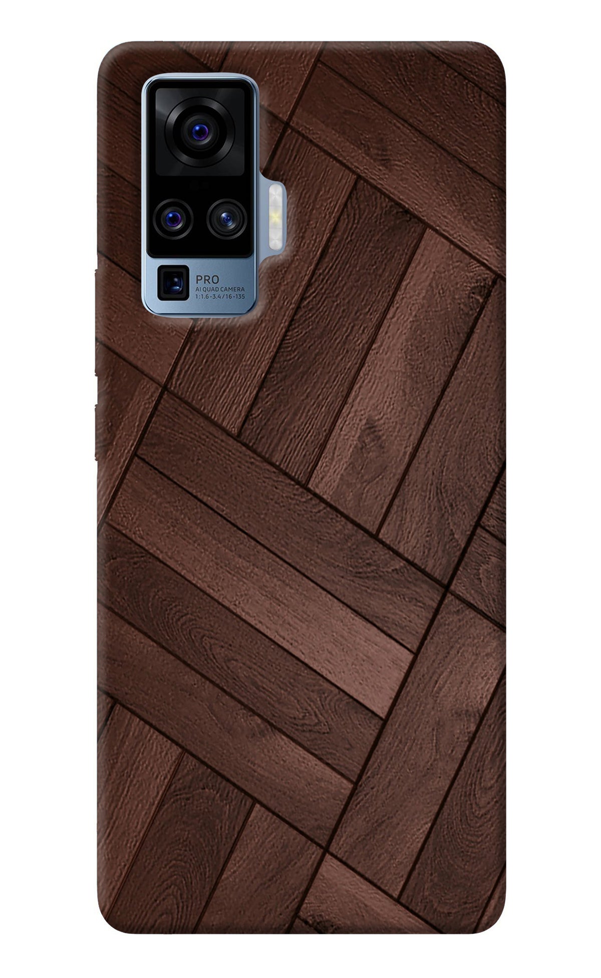 Wooden Texture Design Vivo X50 Pro Back Cover