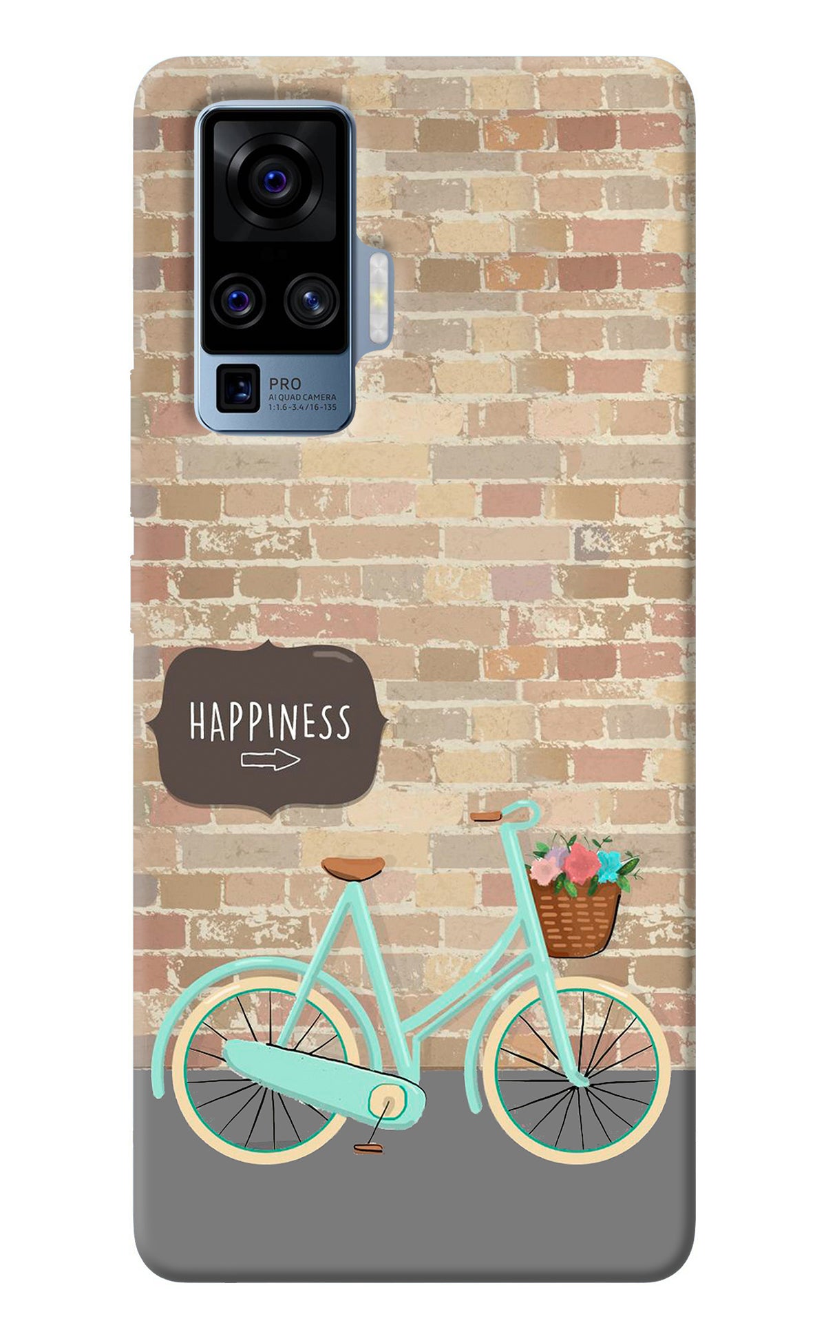 Happiness Artwork Vivo X50 Pro Back Cover