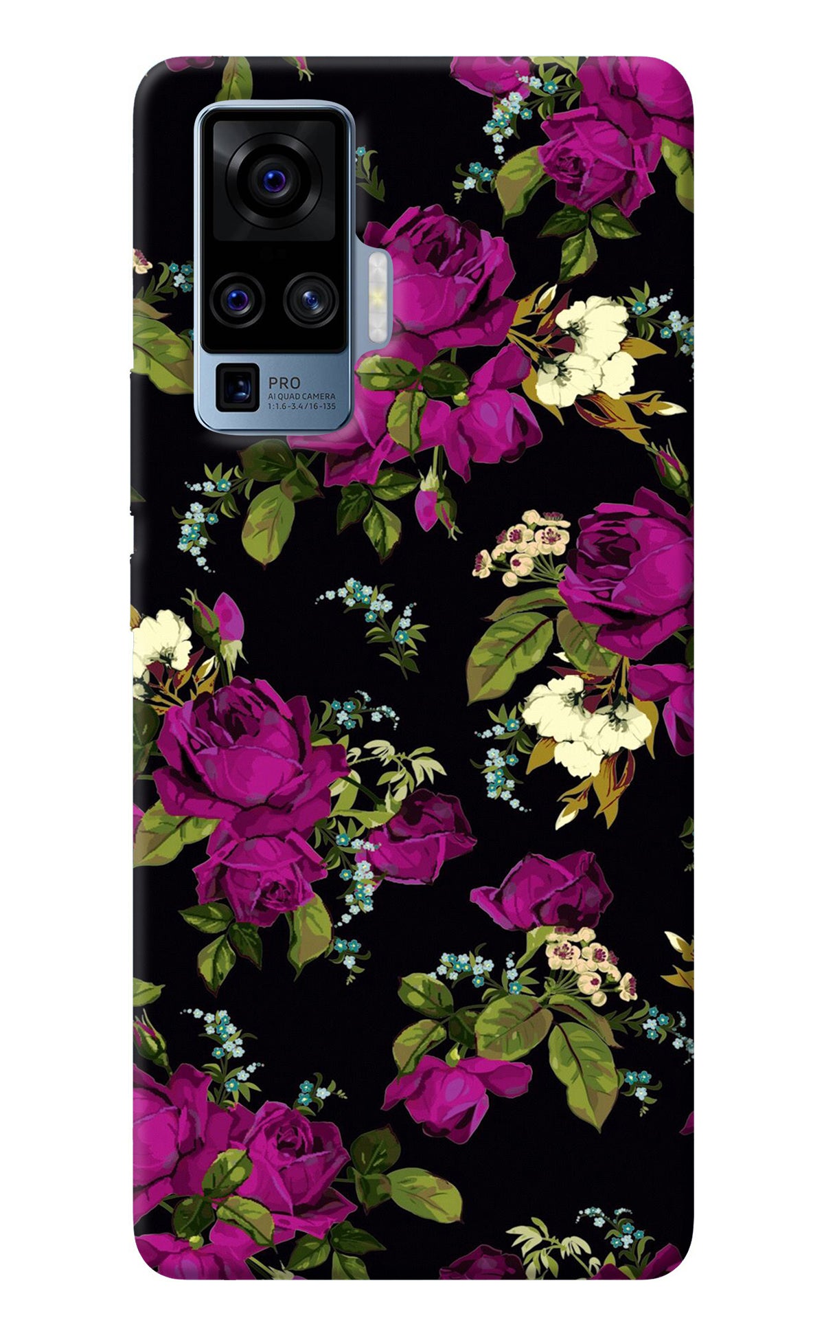 Flowers Vivo X50 Pro Back Cover