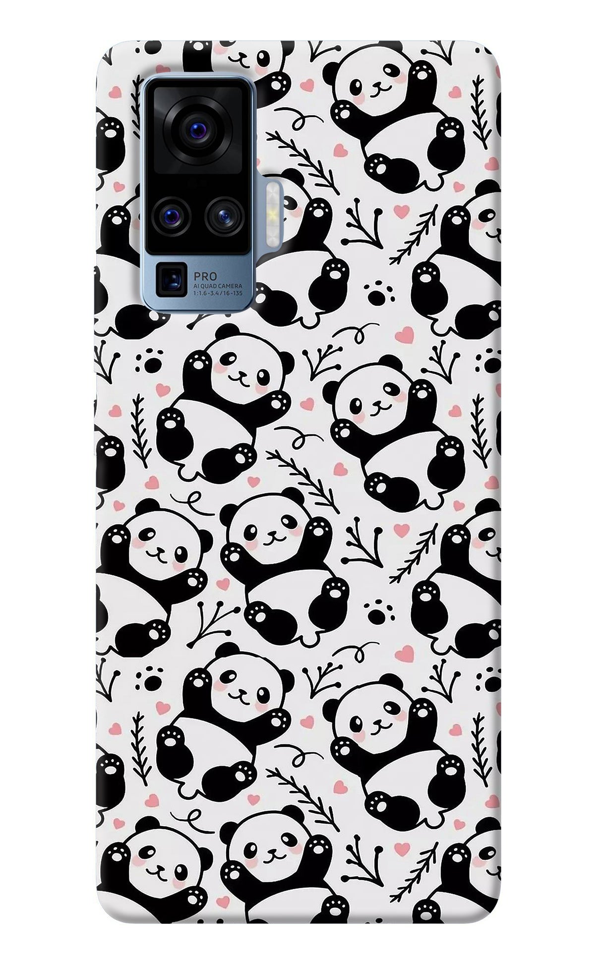 Cute Panda Vivo X50 Pro Back Cover