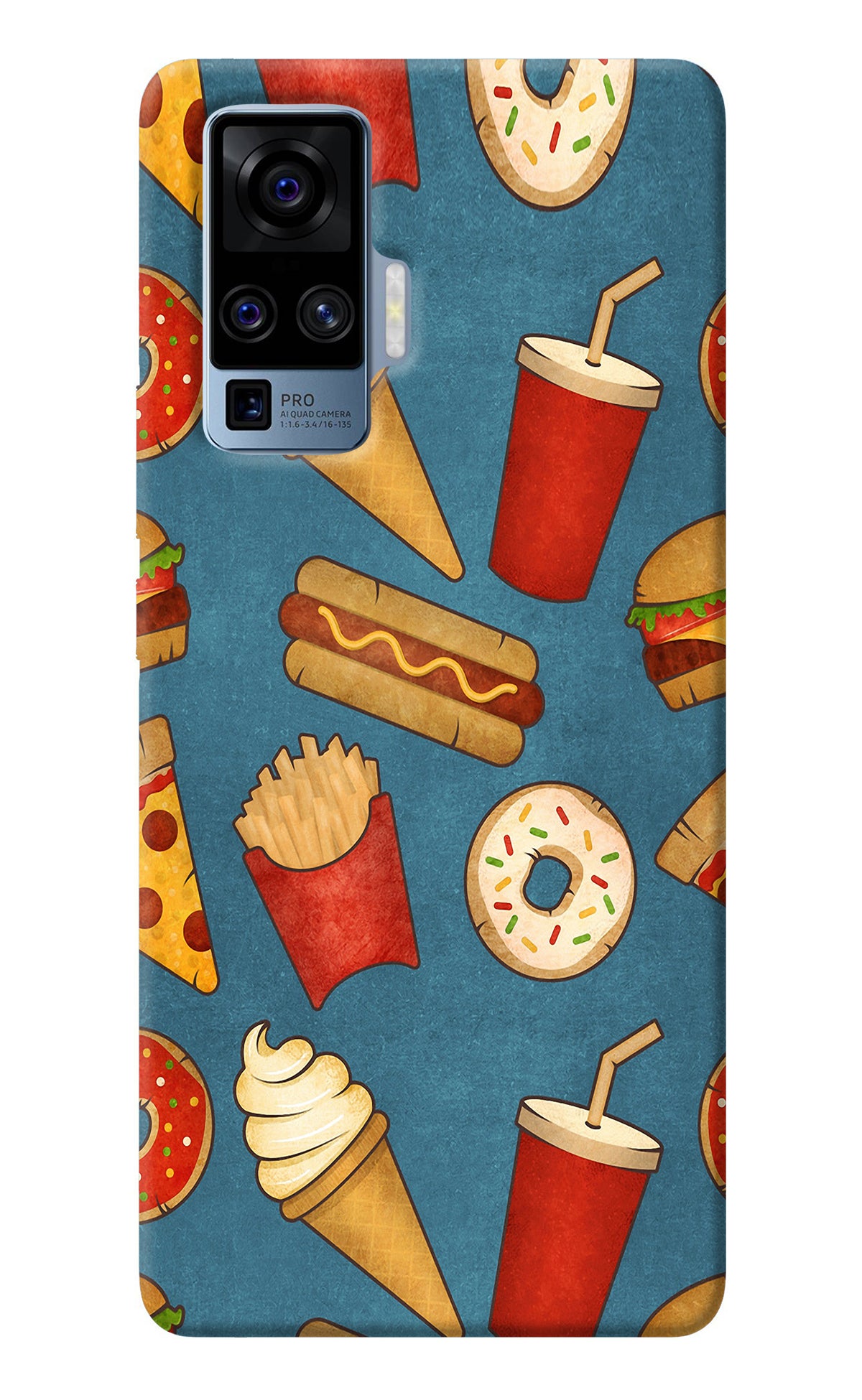 Foodie Vivo X50 Pro Back Cover