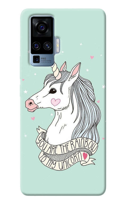 Unicorn Wallpaper Vivo X50 Pro Back Cover