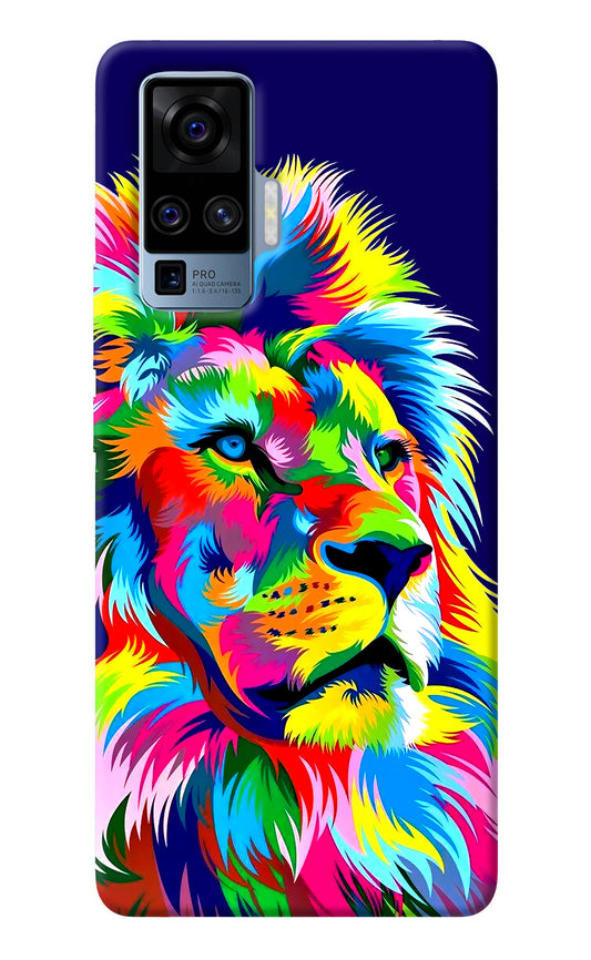 Vector Art Lion Vivo X50 Pro Back Cover