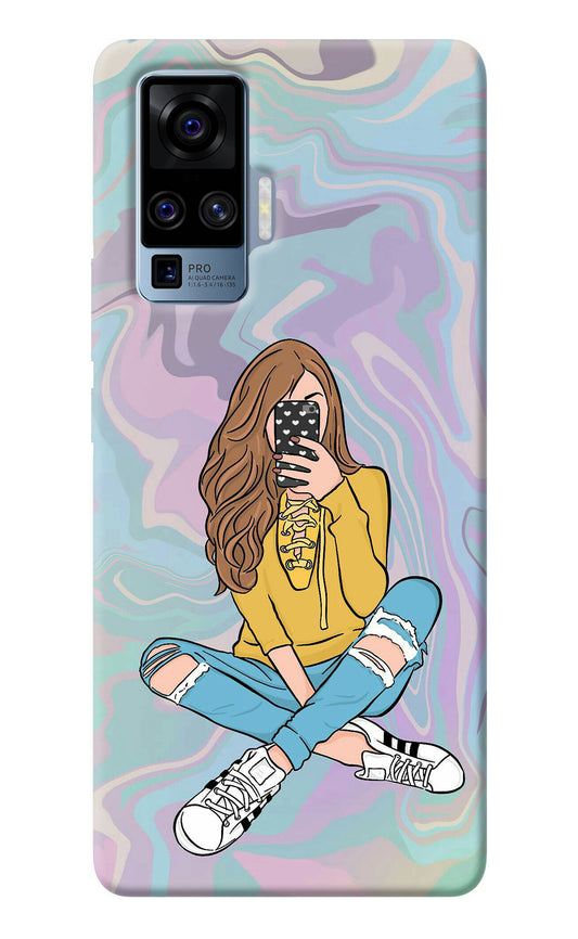 Selfie Girl Vivo X50 Pro Back Cover