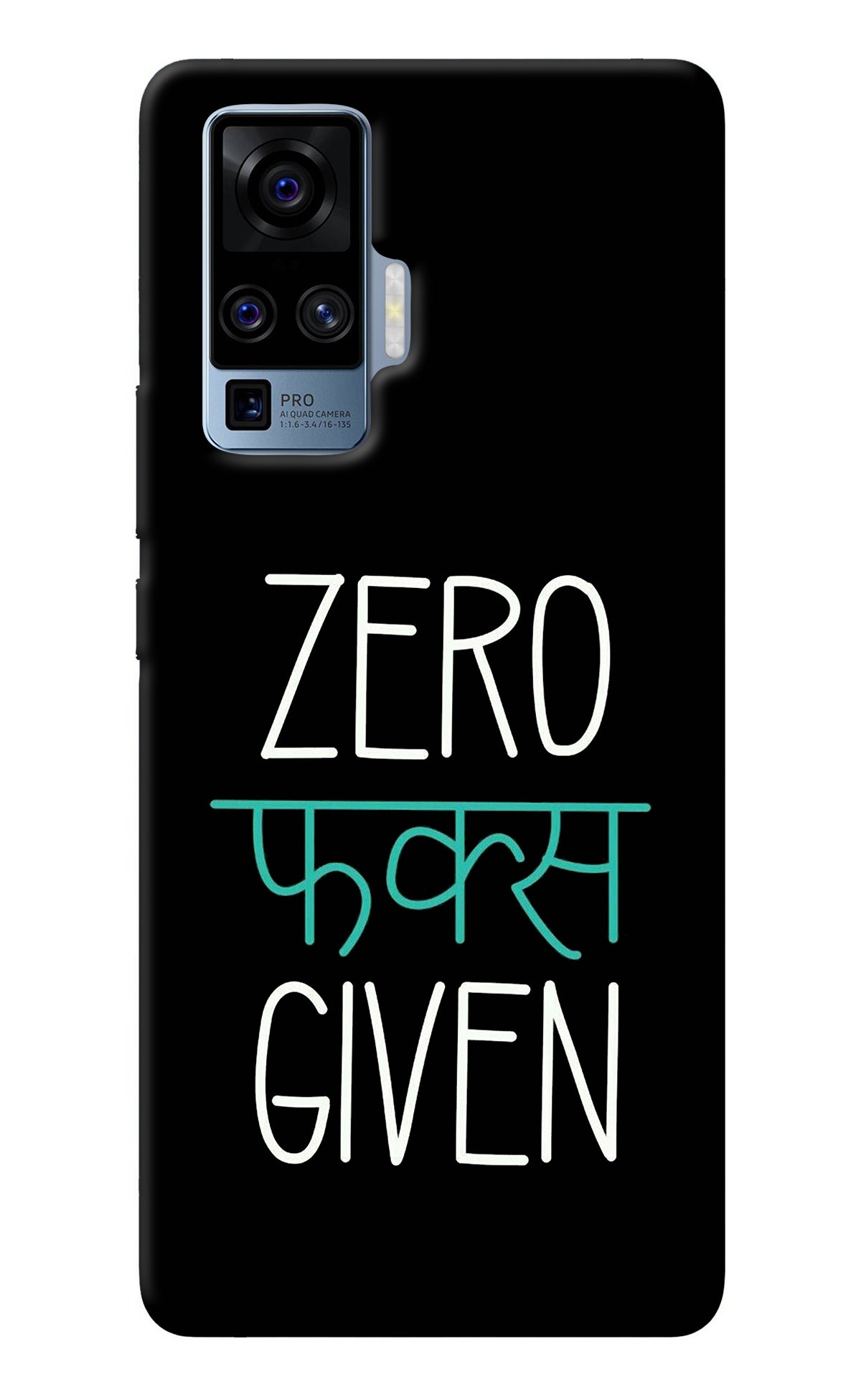 Zero Fucks Given Vivo X50 Pro Back Cover