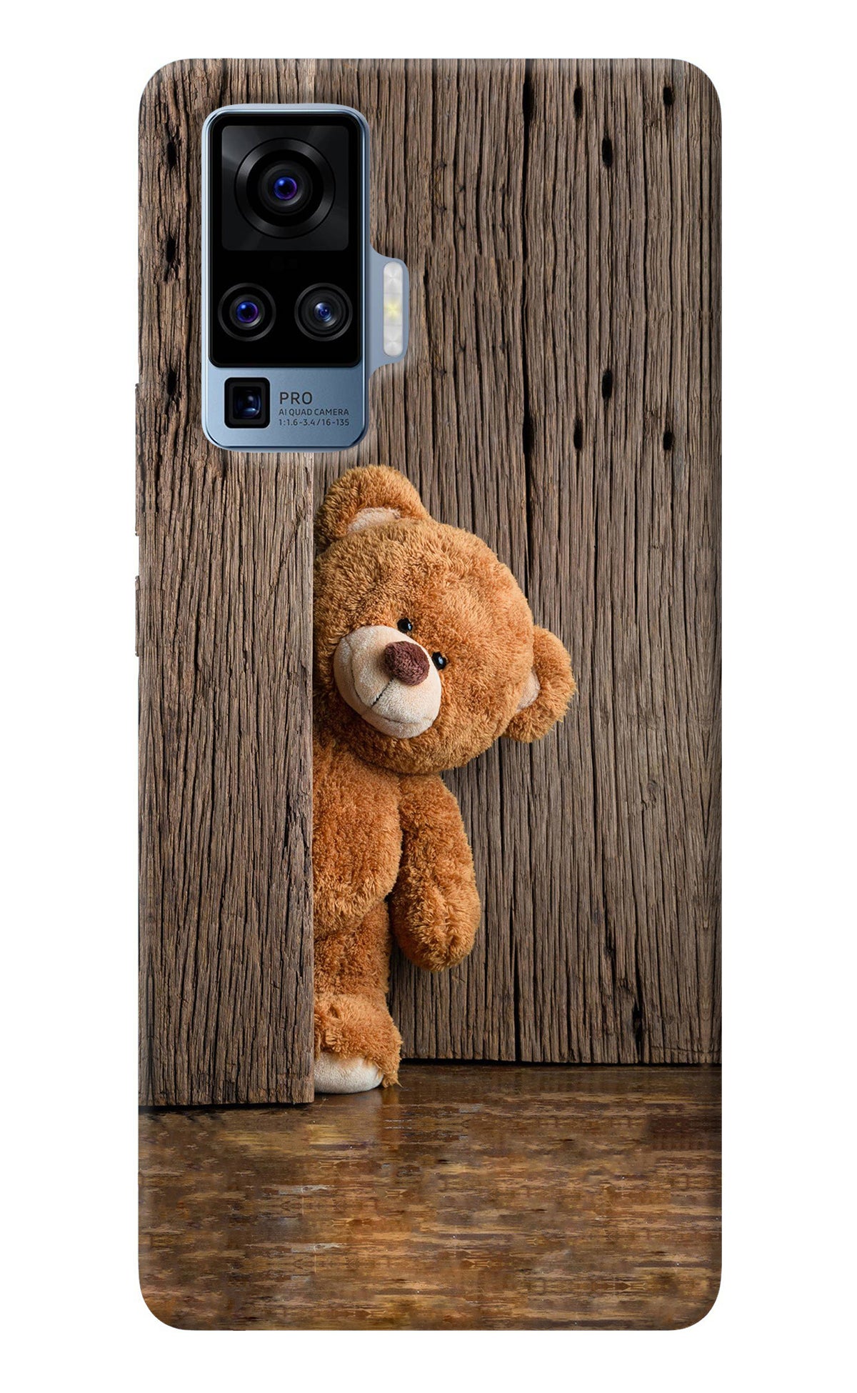 Teddy Wooden Vivo X50 Pro Back Cover