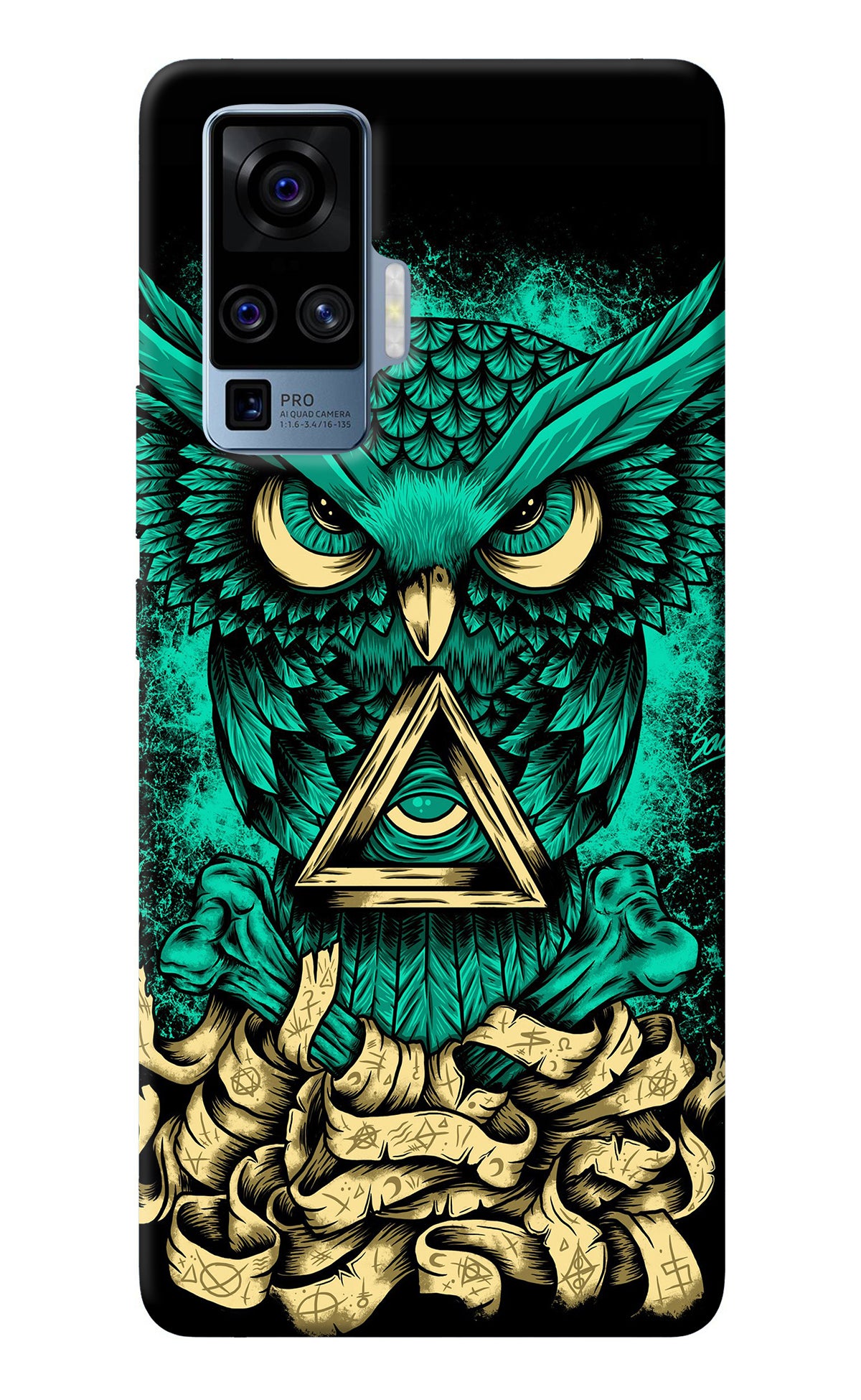 Green Owl Vivo X50 Pro Back Cover