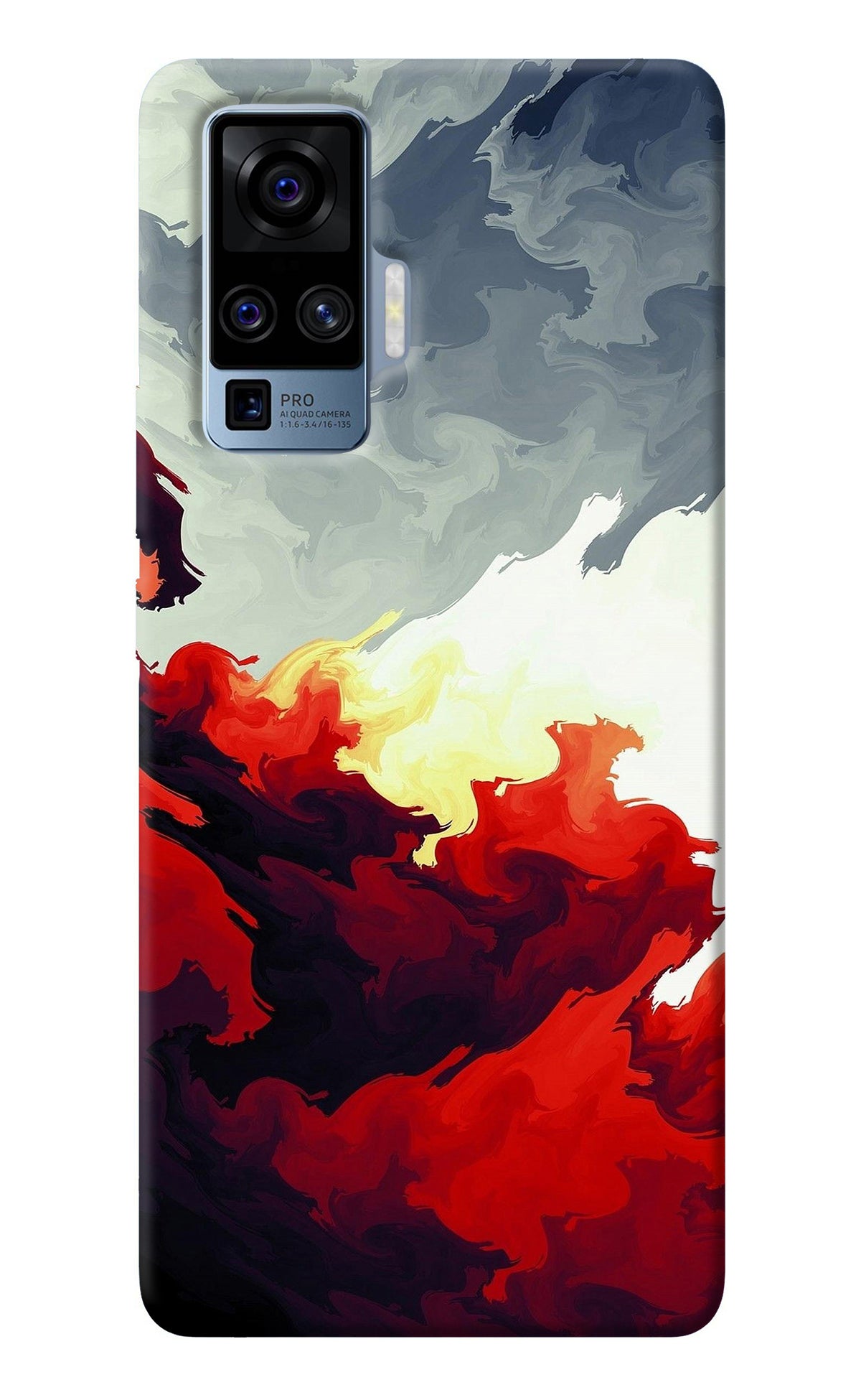 Fire Cloud Vivo X50 Pro Back Cover