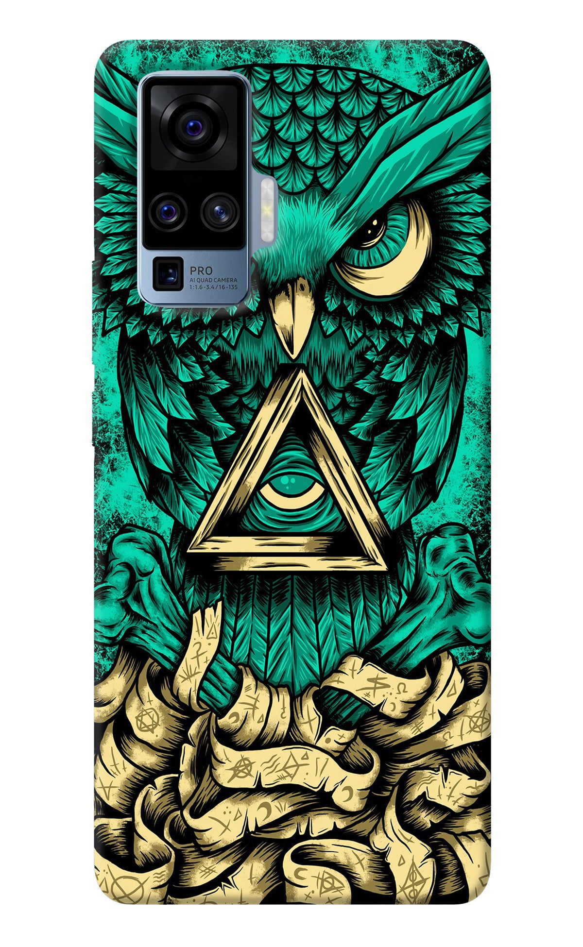 Green Owl Vivo X50 Pro Back Cover