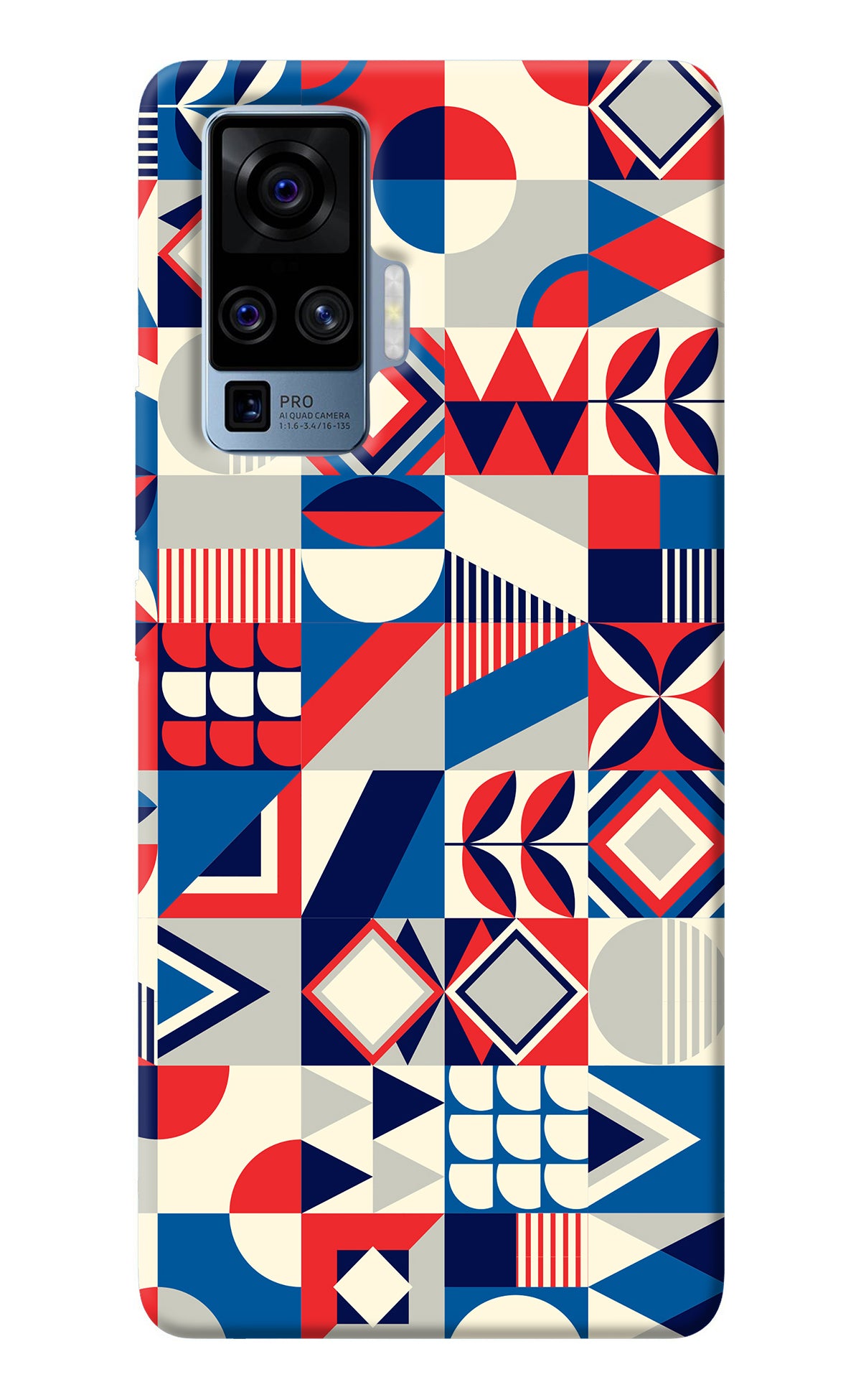 Colorful Pattern Vivo X50 Pro Back Cover