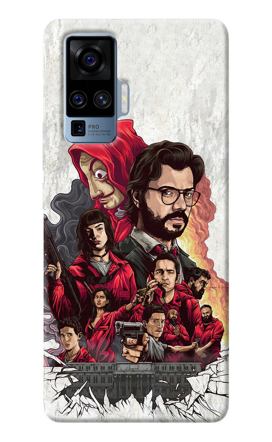 Money Heist Artwork Vivo X50 Pro Back Cover