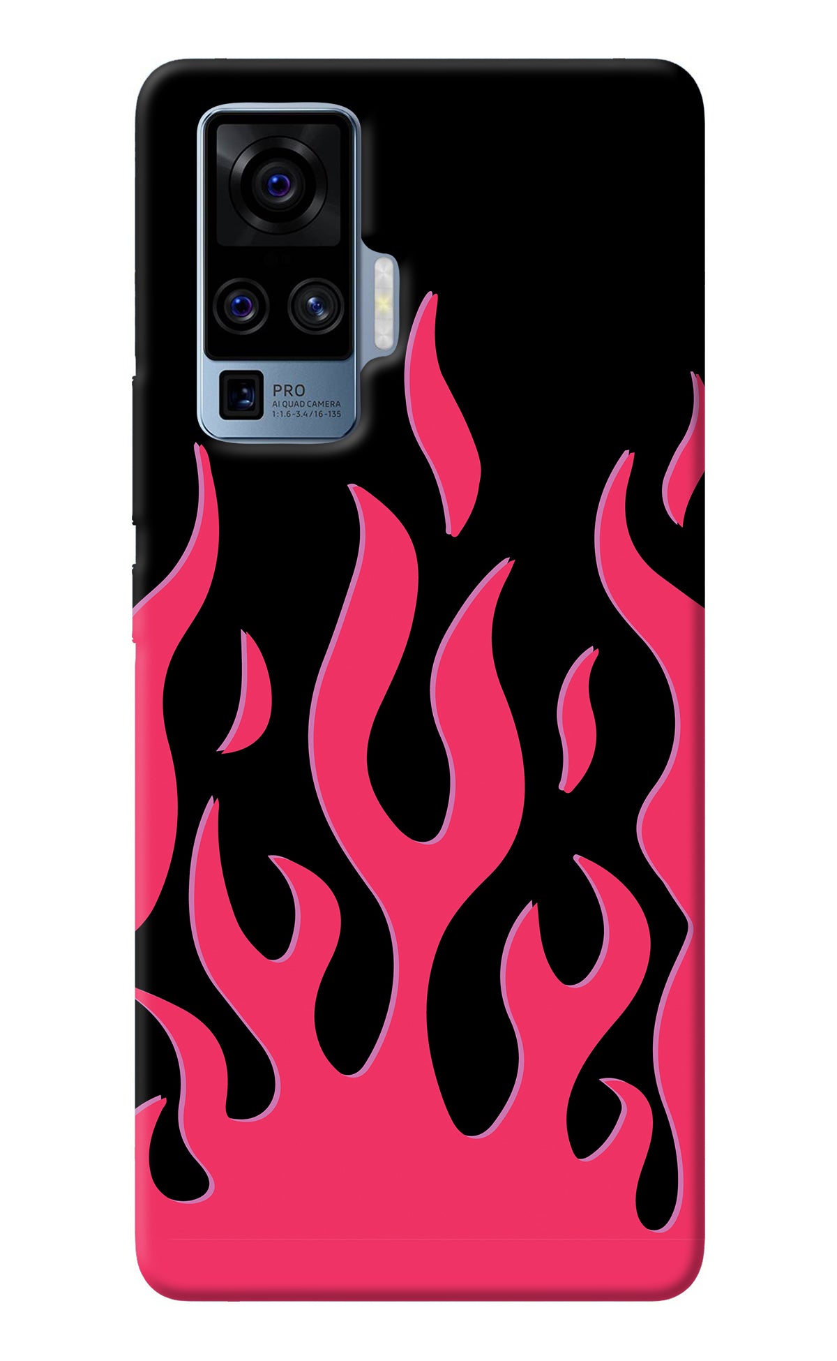 Fire Flames Vivo X50 Pro Back Cover