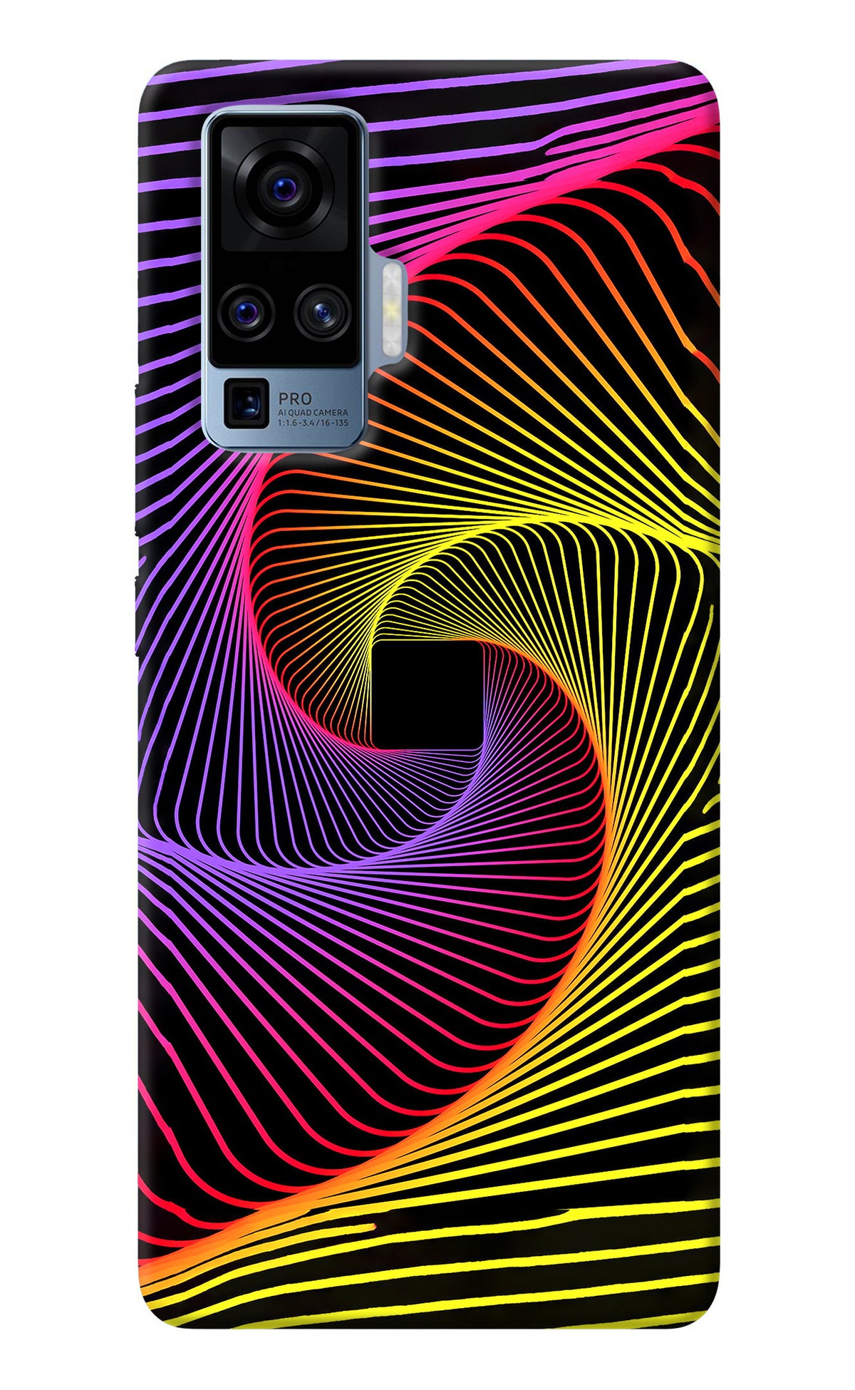 Colorful Strings Vivo X50 Pro Back Cover