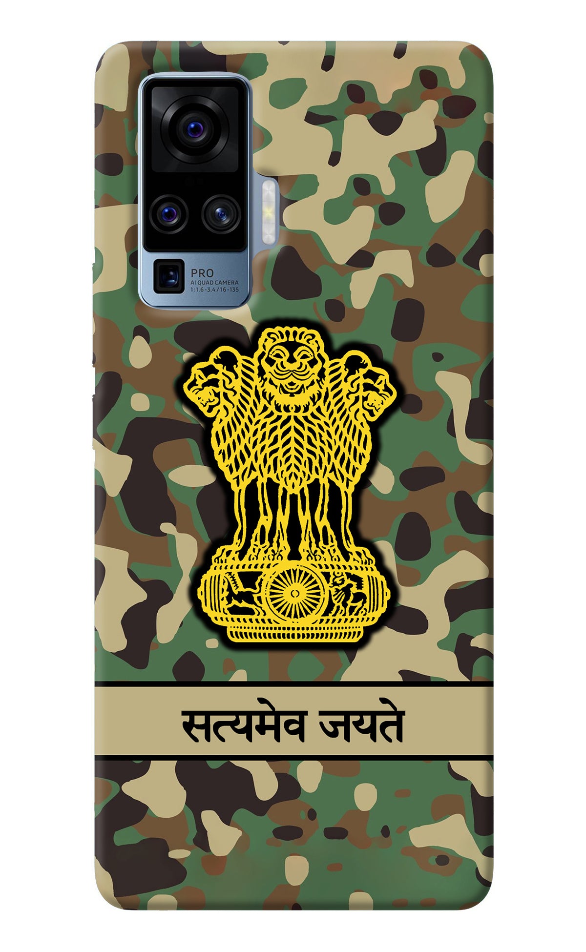 Satyamev Jayate Army Vivo X50 Pro Back Cover