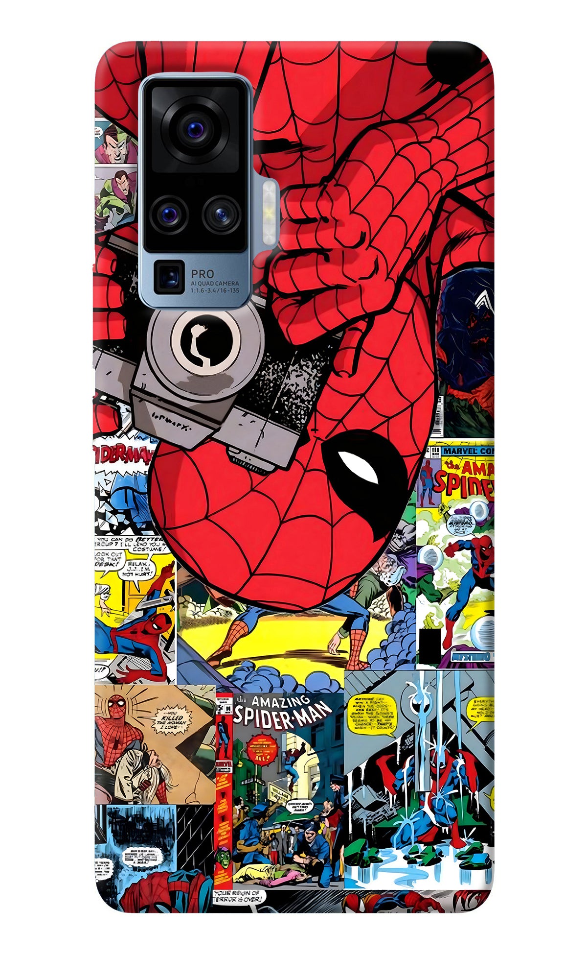 Spider Man Vivo X50 Pro Back Cover