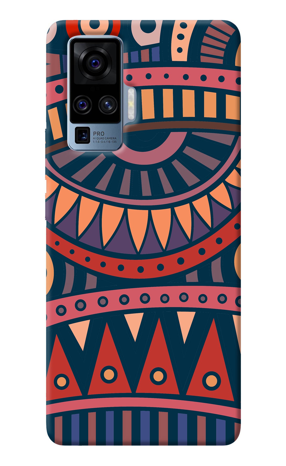 African Culture Design Vivo X50 Pro Back Cover