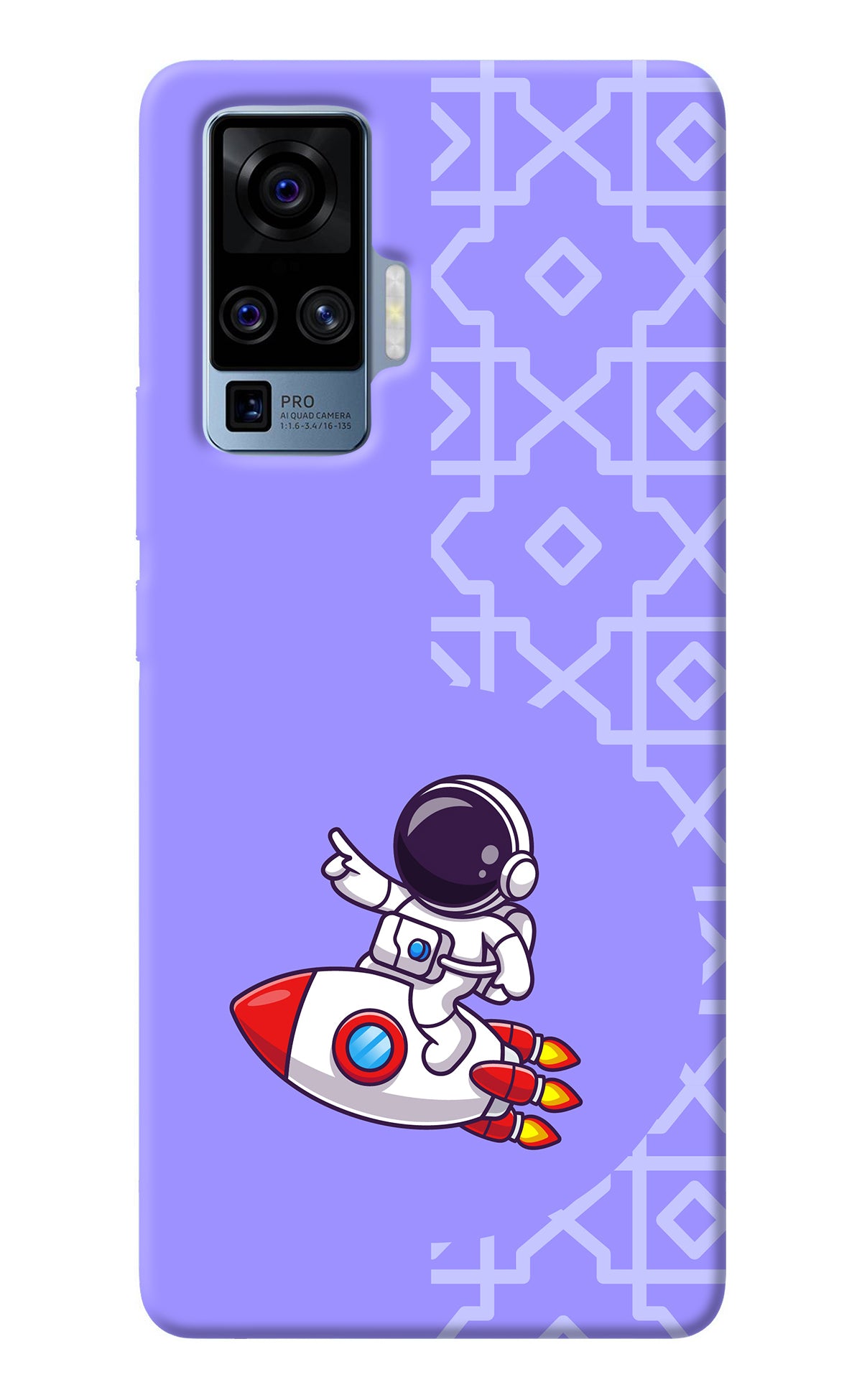 Cute Astronaut Vivo X50 Pro Back Cover