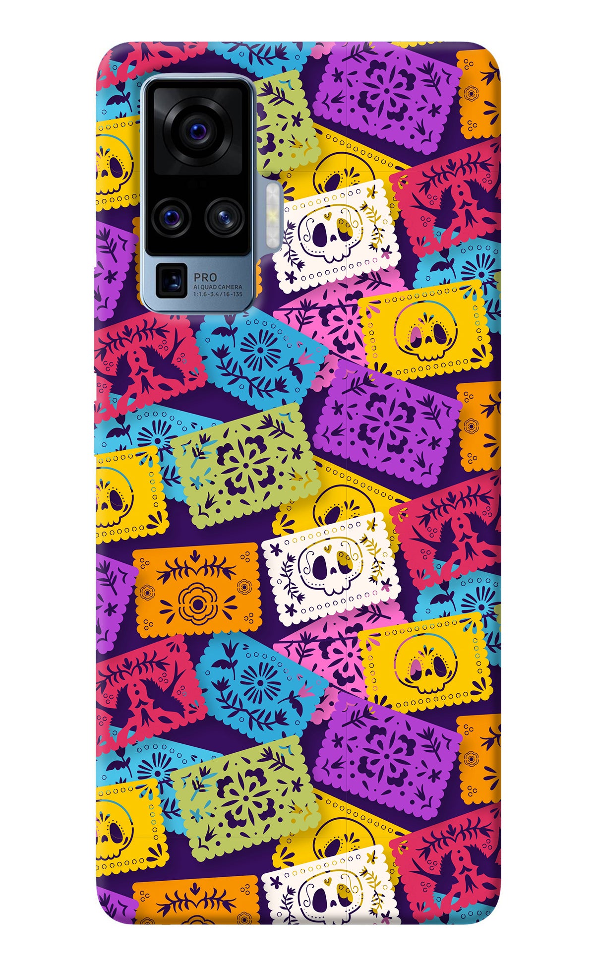 Mexican Pattern Vivo X50 Pro Back Cover