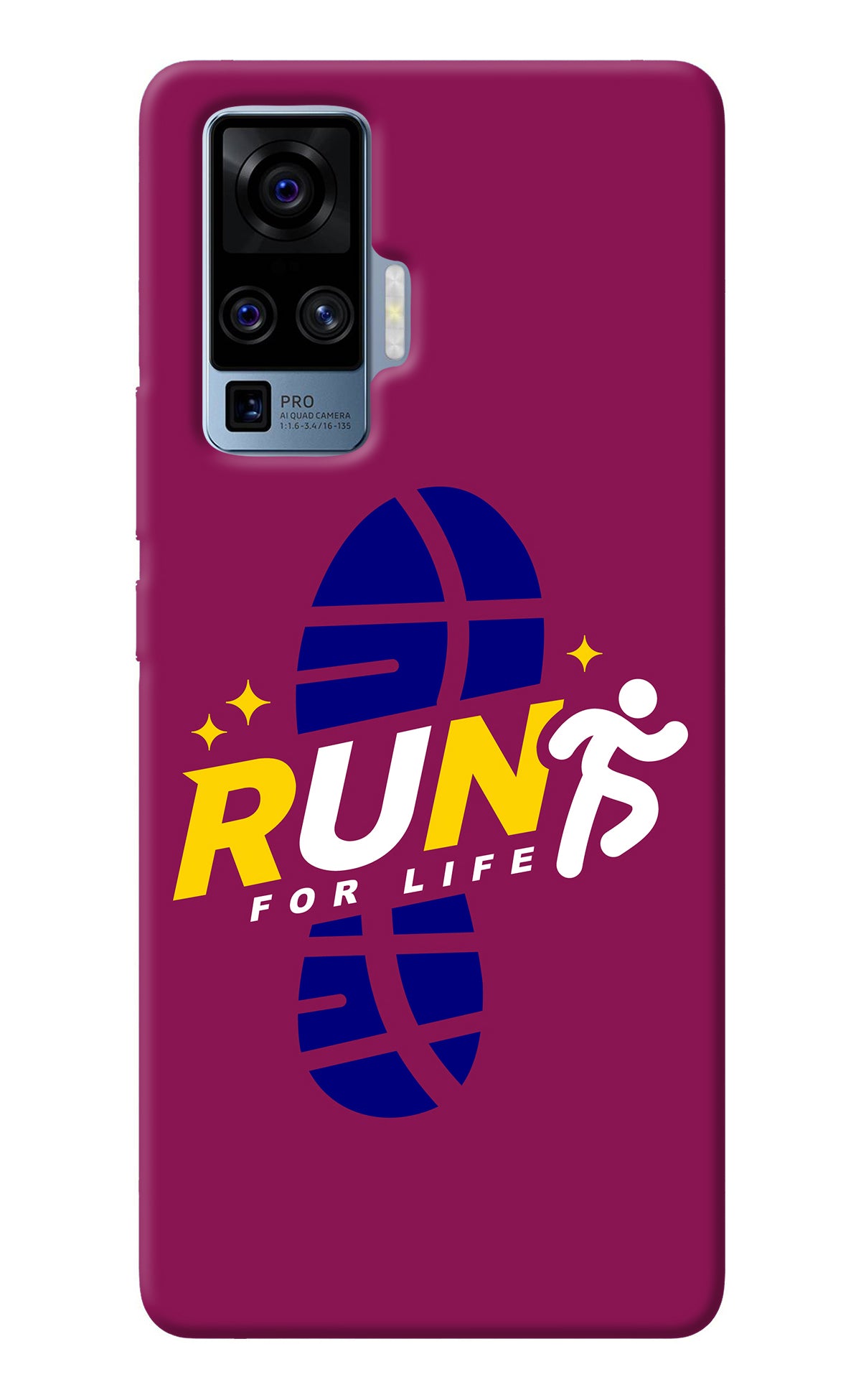 Run for Life Vivo X50 Pro Back Cover