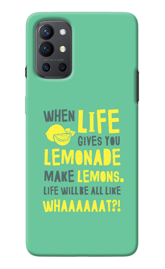 Quote Oneplus 9R Back Cover