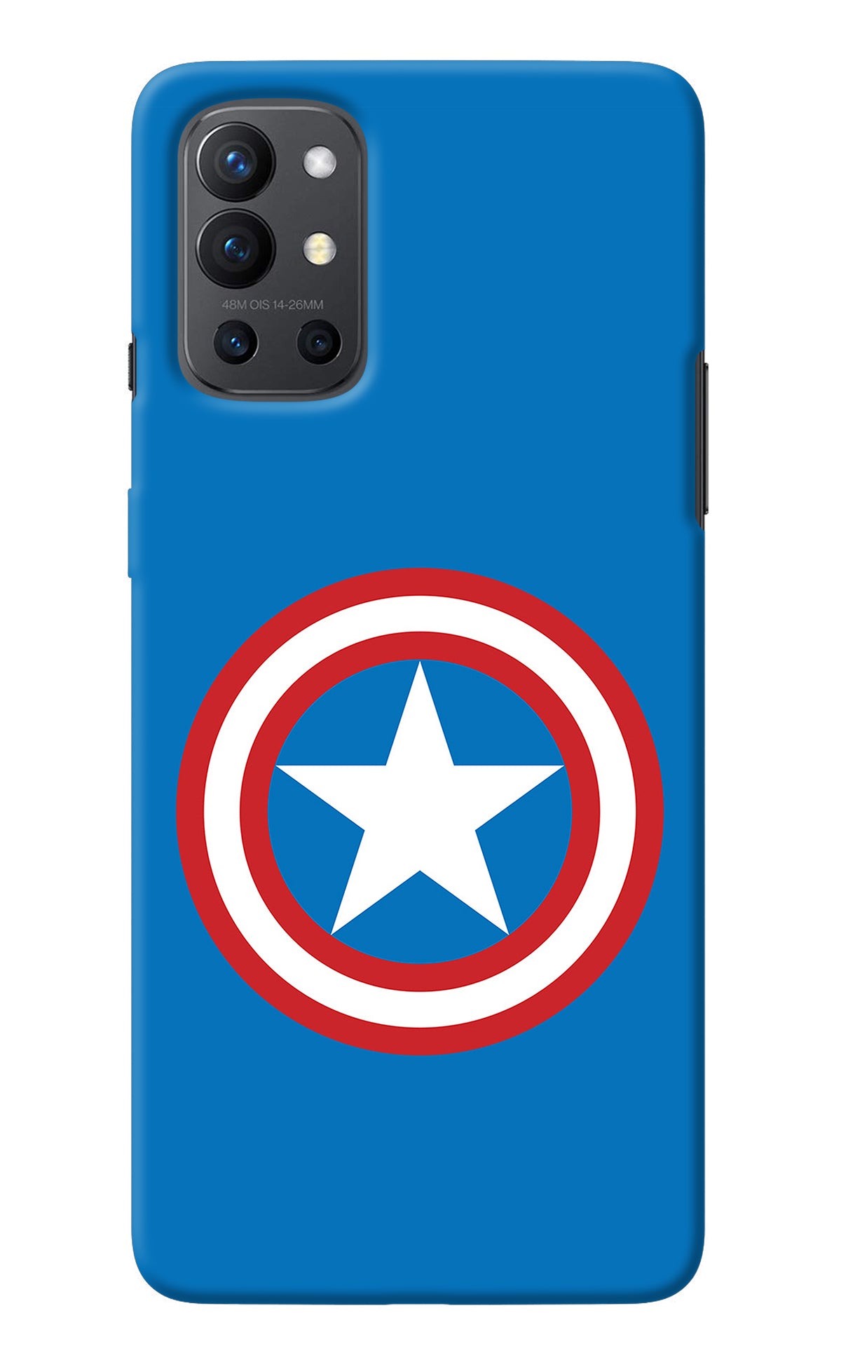 Captain America Logo Oneplus 9R Back Cover