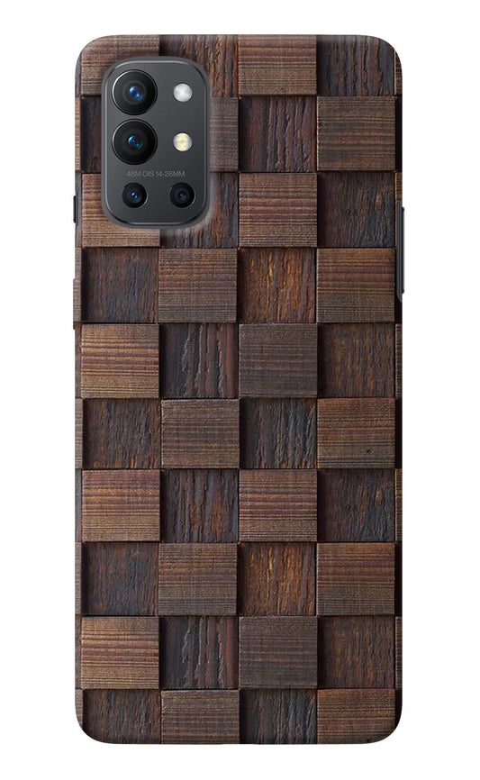Wooden Cube Design Oneplus 9R Back Cover