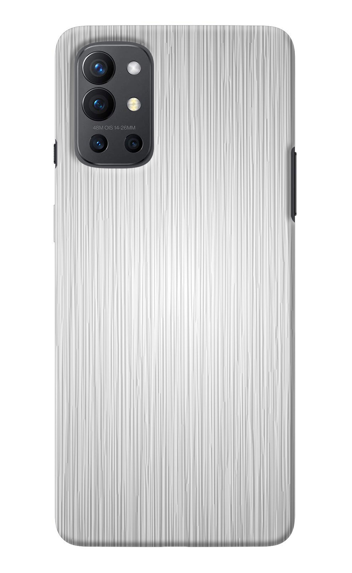 Wooden Grey Texture Oneplus 9R Back Cover