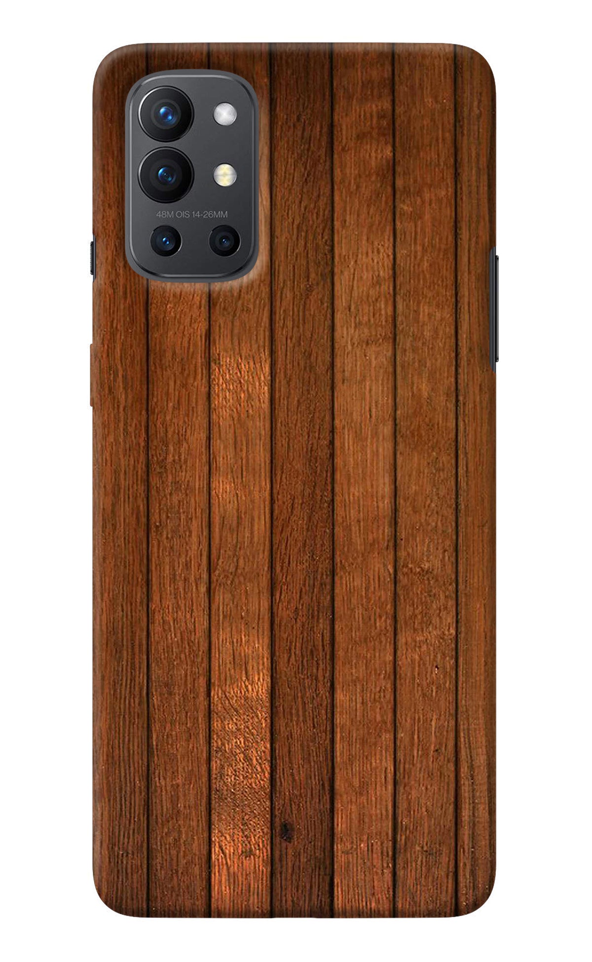 Wooden Artwork Bands Oneplus 9R Back Cover