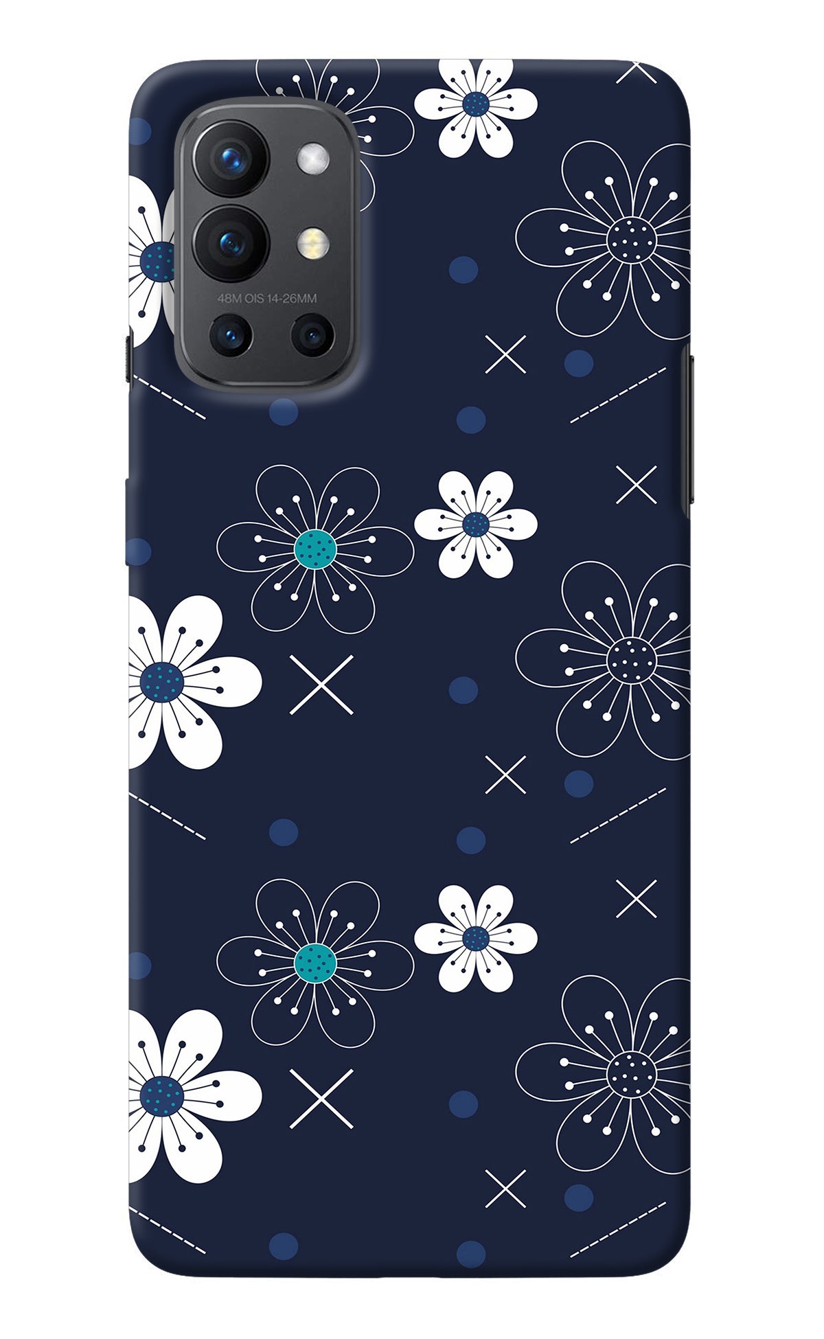 Flowers Oneplus 9R Back Cover