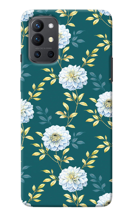 Flowers Oneplus 9R Back Cover