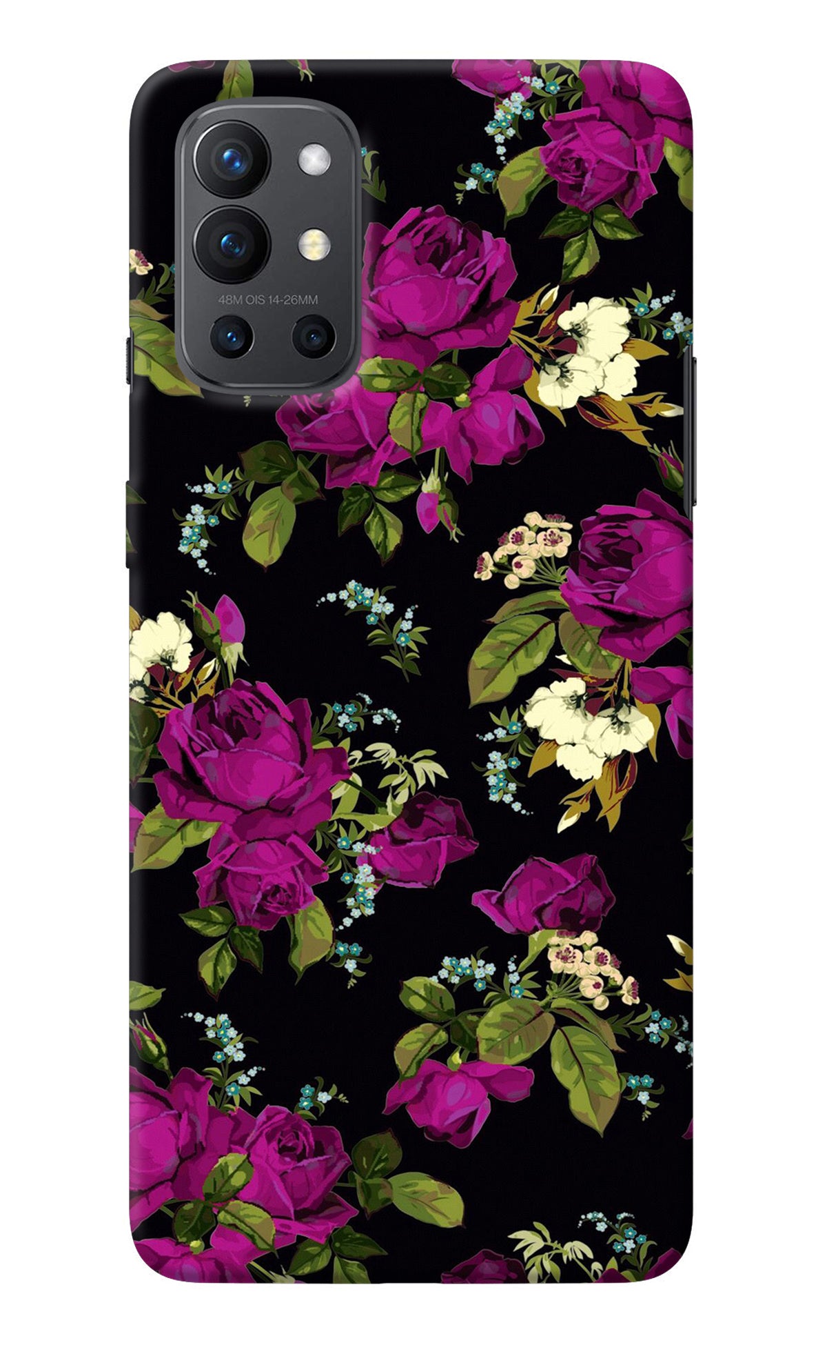 Flowers Oneplus 9R Back Cover