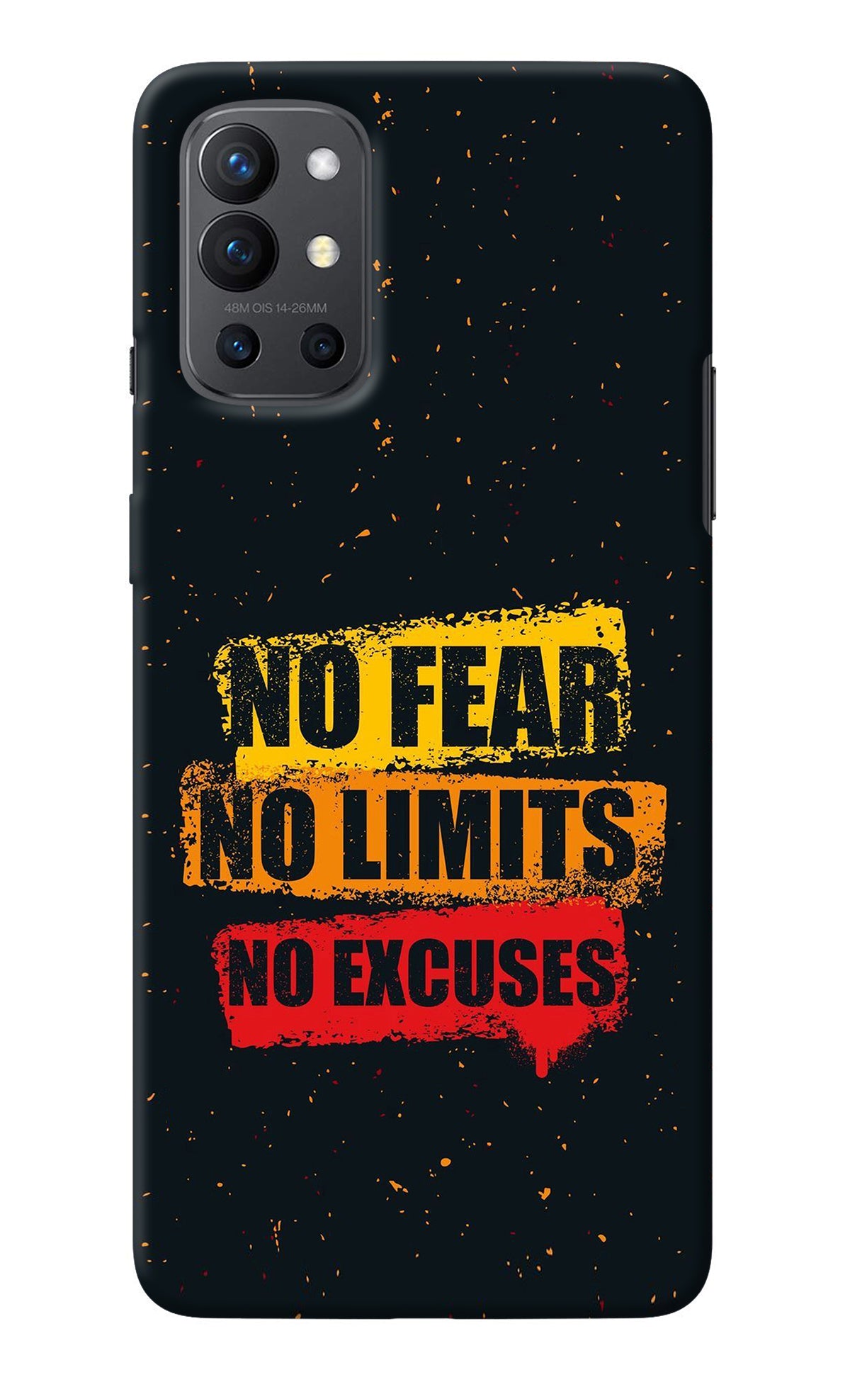 No Fear No Limits No Excuse Oneplus 9R Back Cover