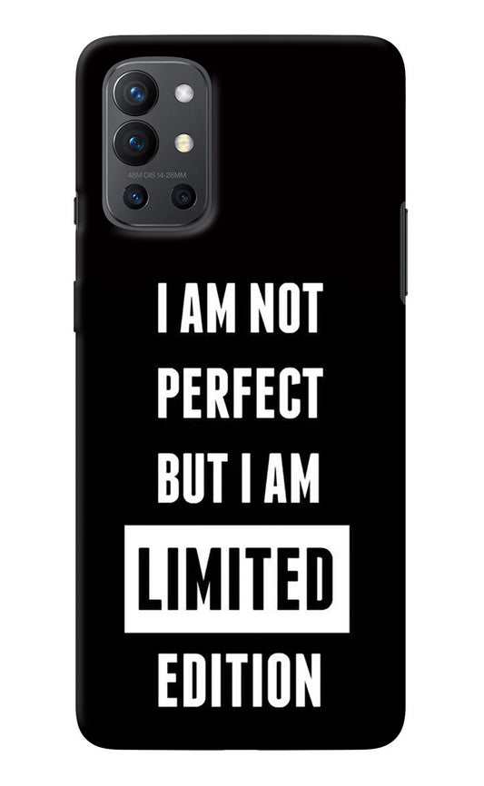I Am Not Perfect But I Am Limited Edition Oneplus 9R Back Cover