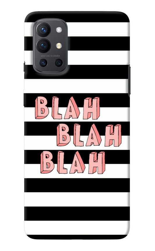 Blah Blah Blah Oneplus 9R Back Cover