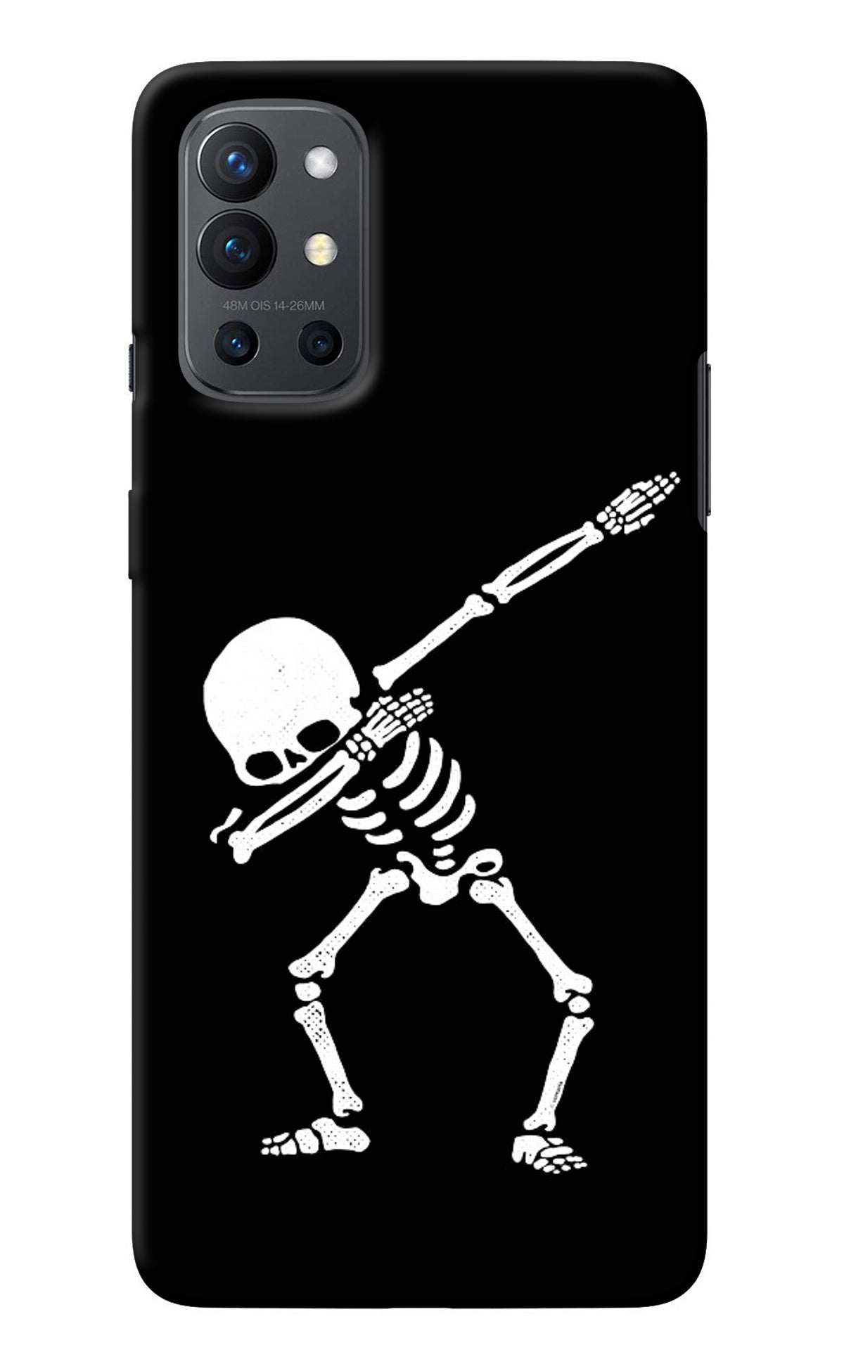 Dabbing Skeleton Art Oneplus 9R Back Cover