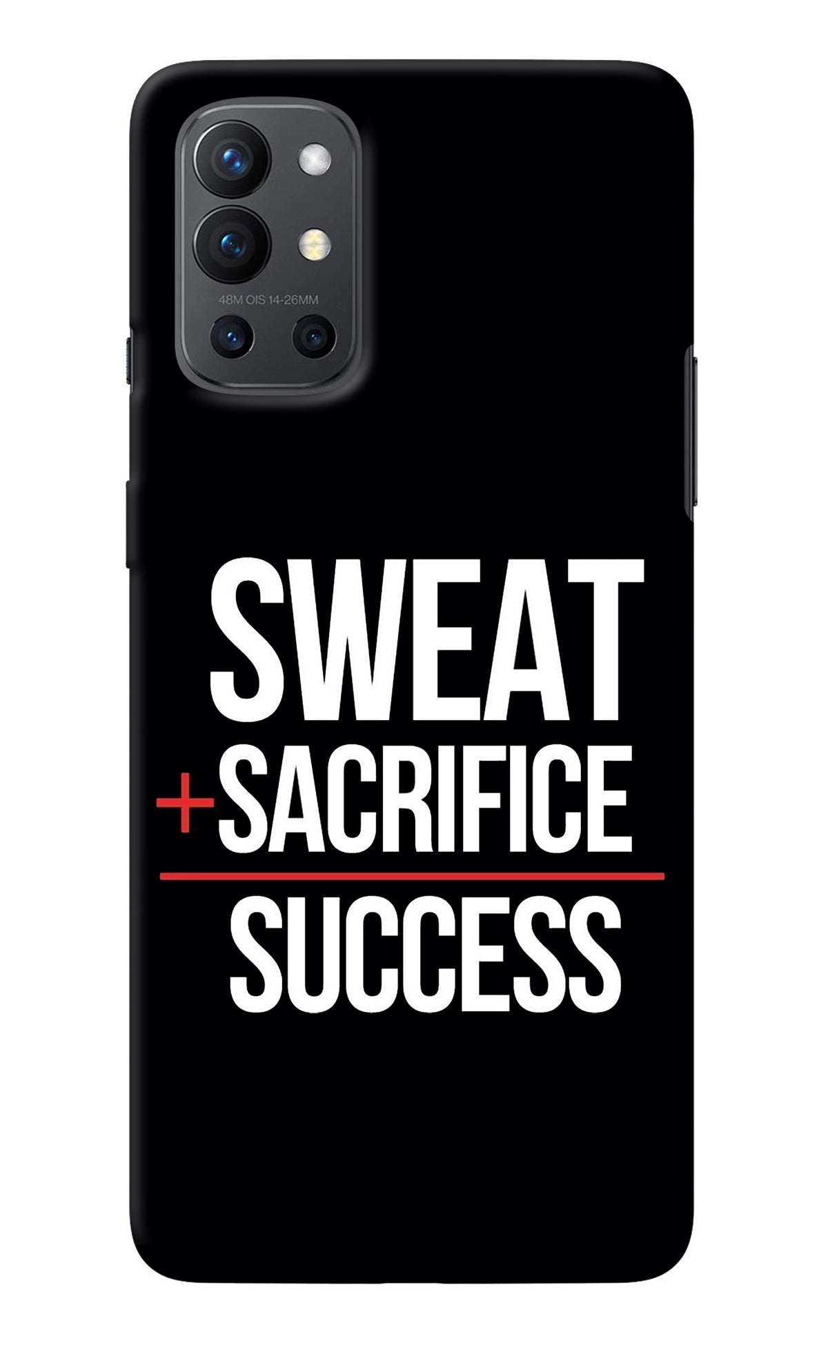 Sweat Sacrifice Success Oneplus 9R Back Cover