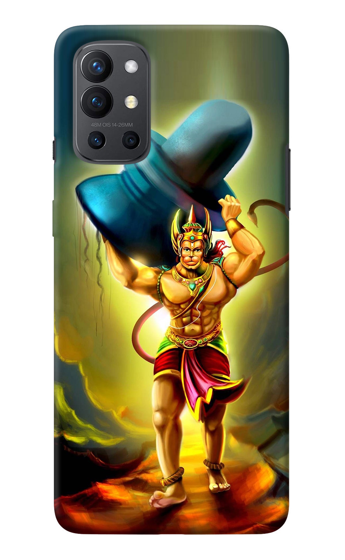 Lord Hanuman Oneplus 9R Back Cover