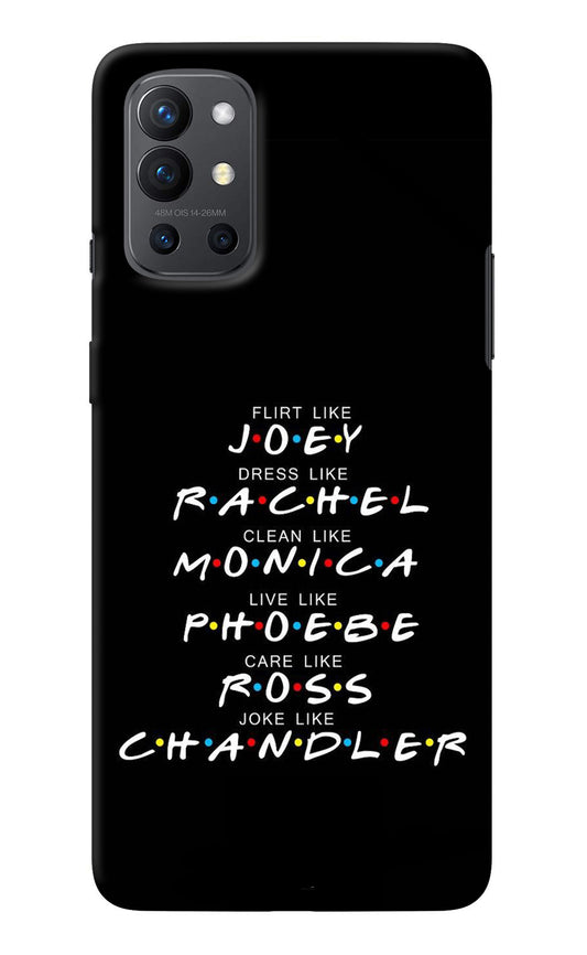 FRIENDS Character Oneplus 9R Back Cover