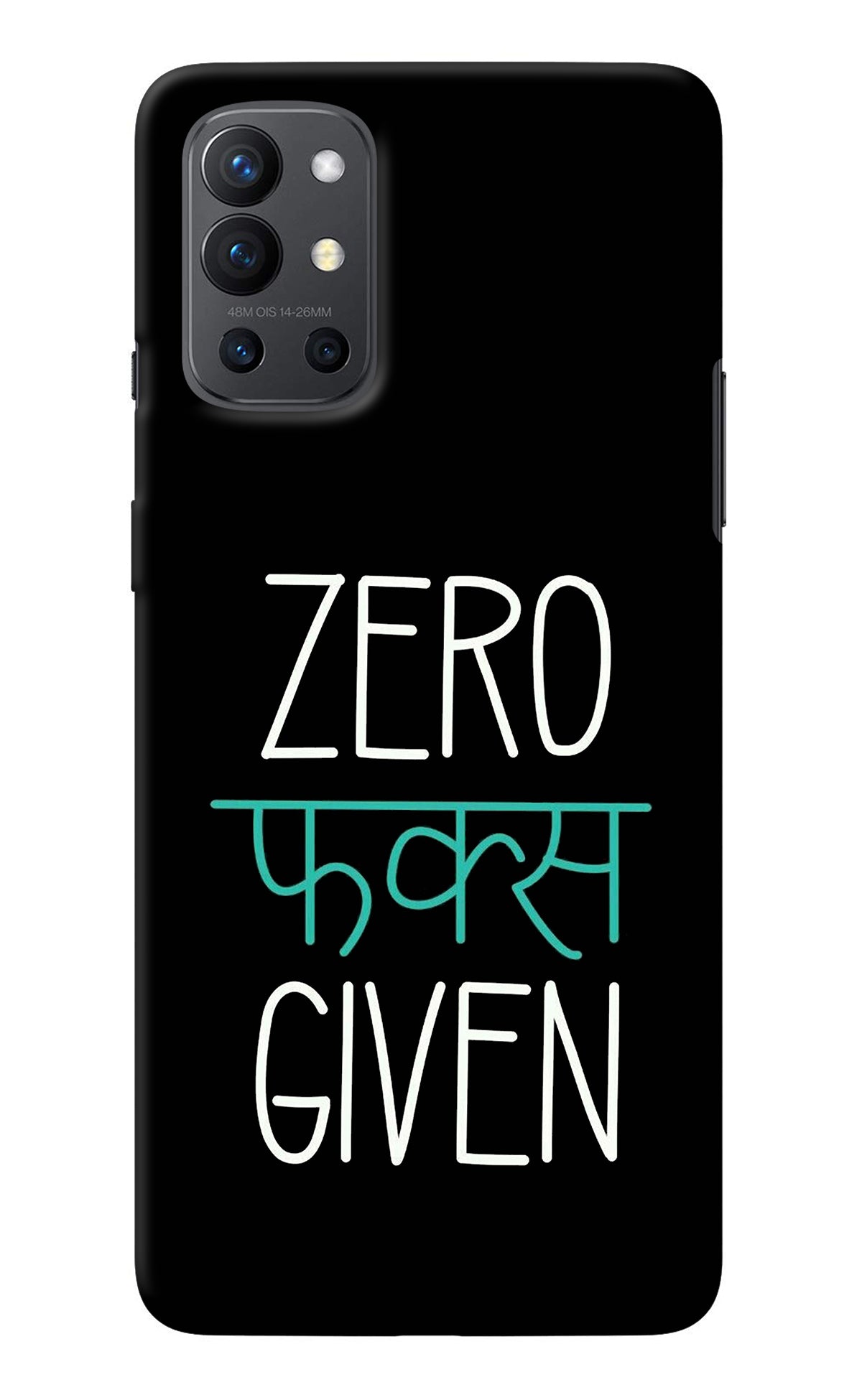 Zero Fucks Given Oneplus 9R Back Cover