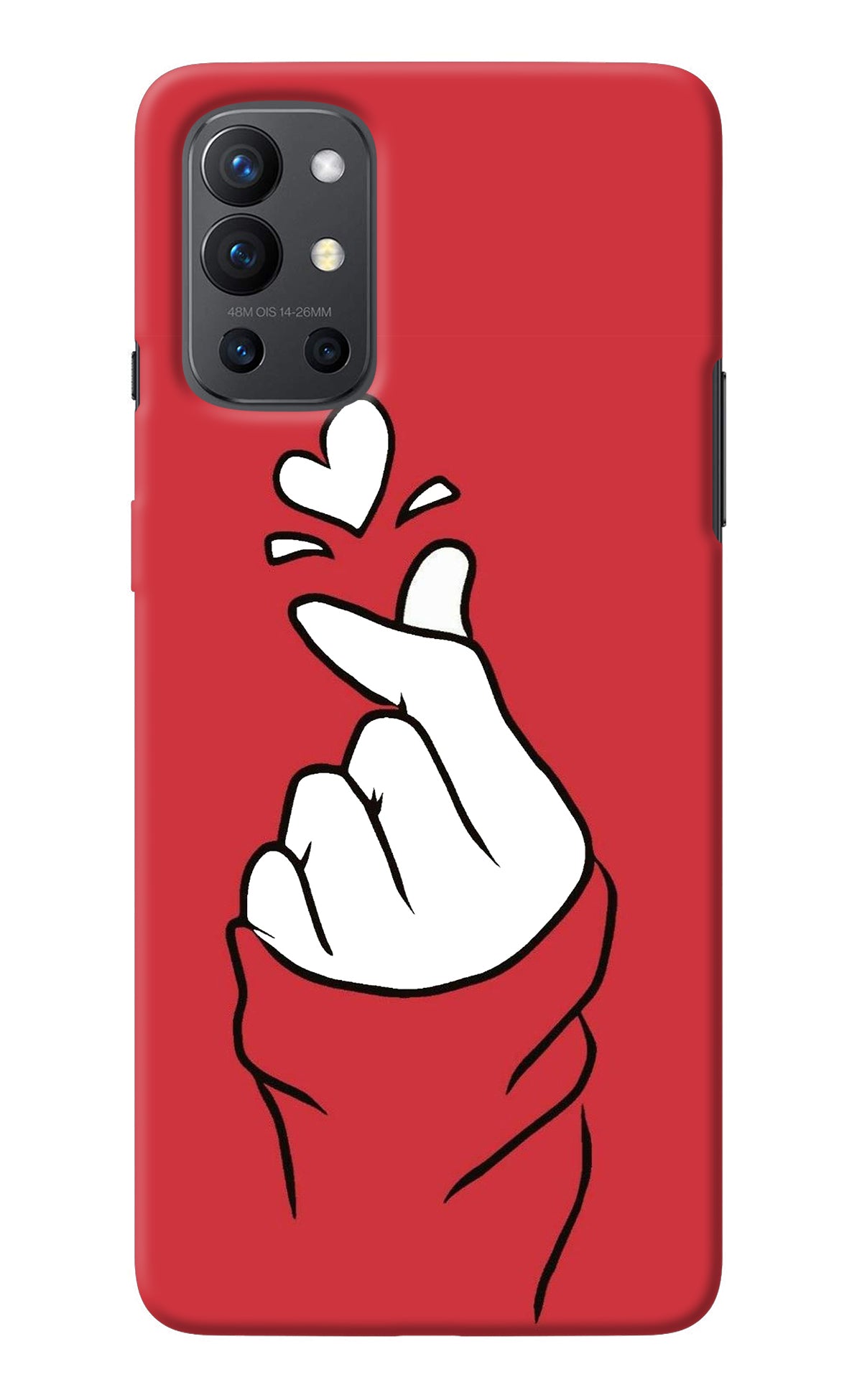 Korean Love Sign Oneplus 9R Back Cover