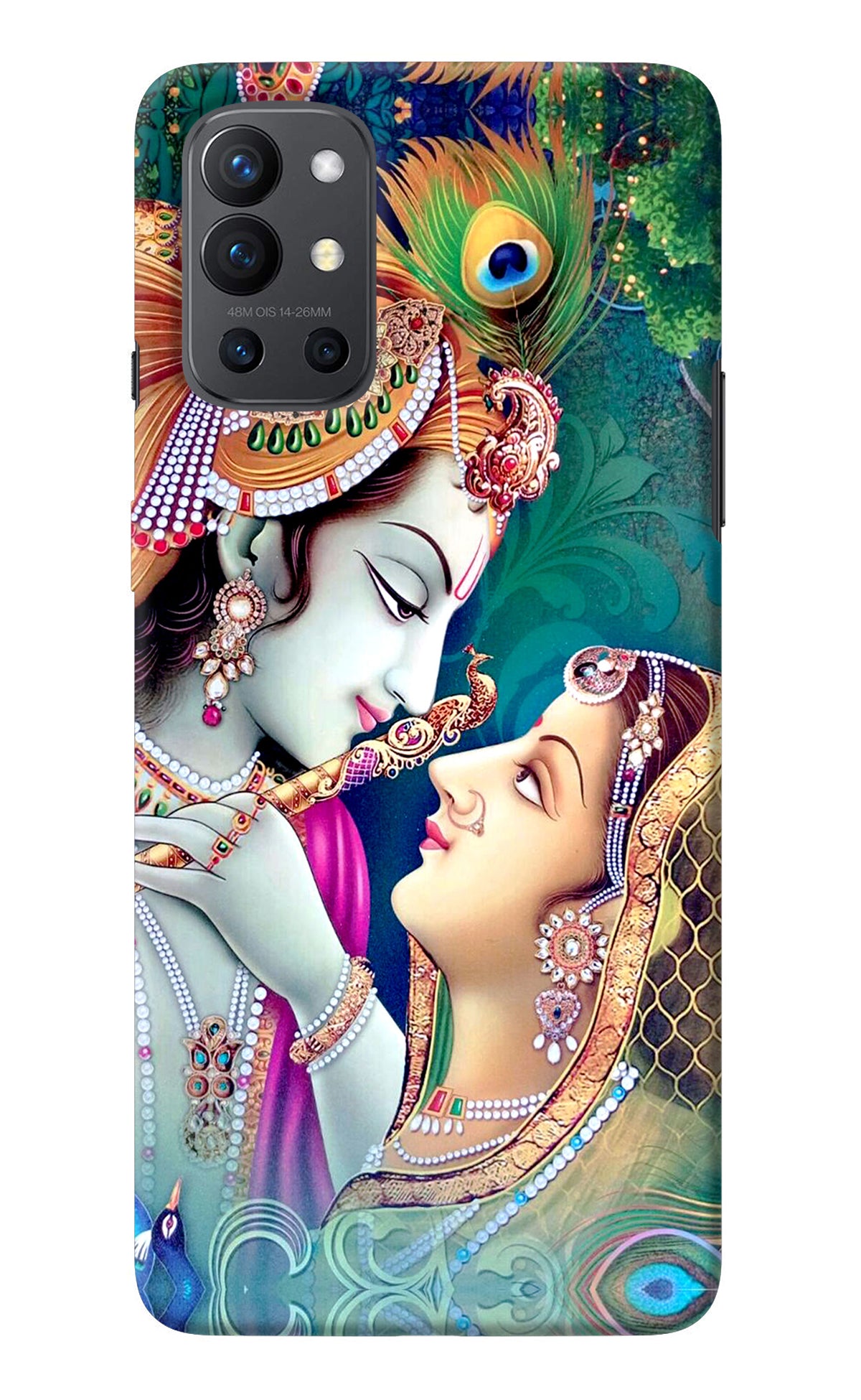 Lord Radha Krishna Oneplus 9R Back Cover