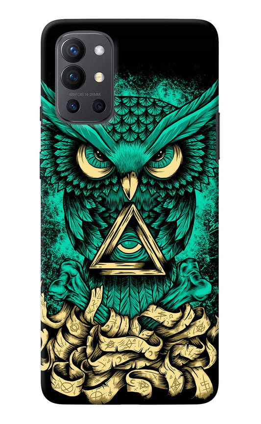 Green Owl Oneplus 9R Back Cover