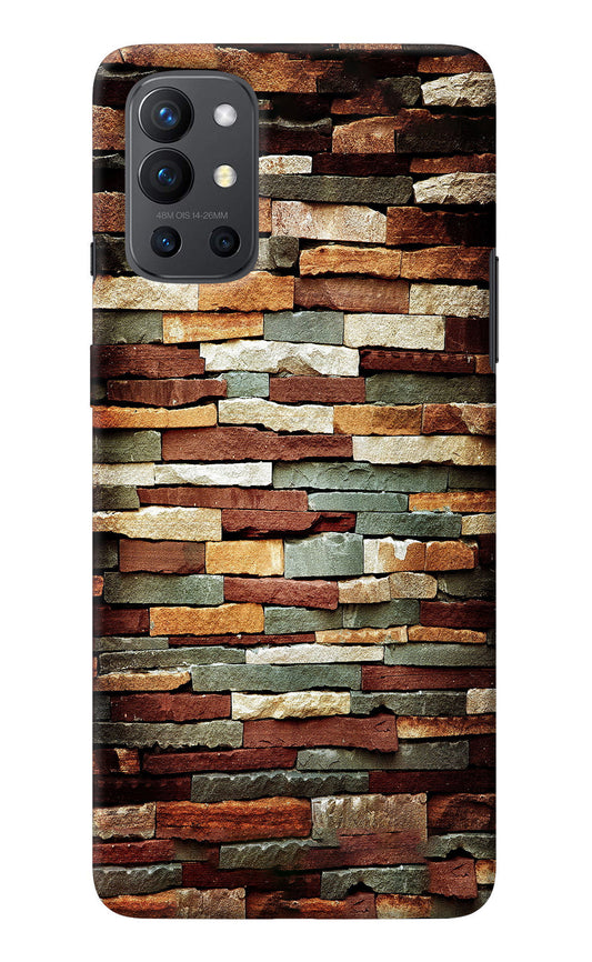Bricks Pattern Oneplus 9R Back Cover