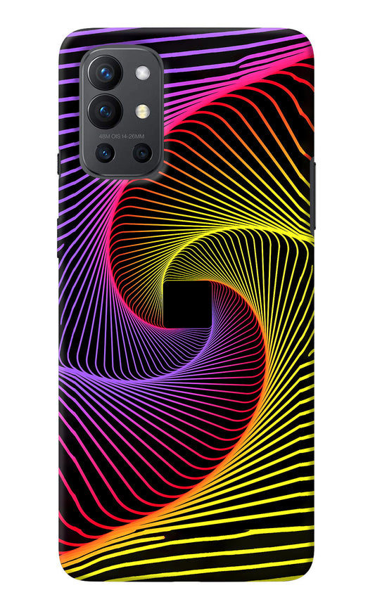 Colorful Strings Oneplus 9R Back Cover